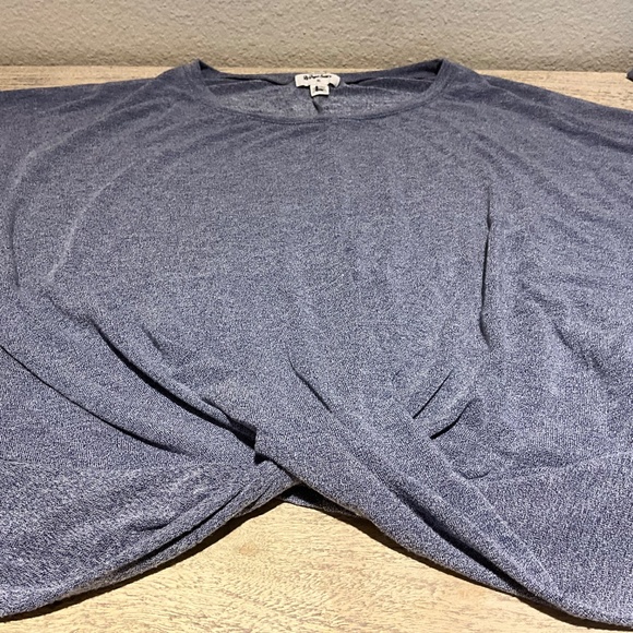 Project Social T PST Los Angeles Purple Heather Long Sleeve Stretch Top Large XL - Picture 5 of 8